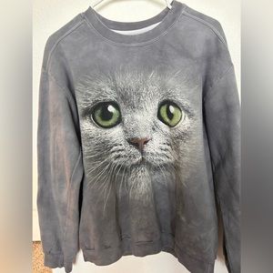 vintage cat crewneck